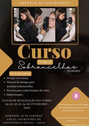 Inicia a temporada de Cursos Profissionalizantes e gratuitos para os farolenses.