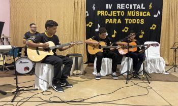 4º Recital “Musica Para Todos” apresentou talentos revelados em Projeto Social