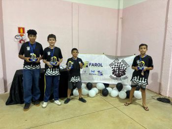 Projeto Social: 1º Festival Municipal de Xadrez é realizado em Farol 