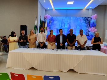 Formatura CMEI Menino Jesus no novo Centro de Eventos